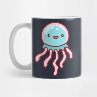 Simple Cotton Candy Jellyfish Minimal Mug
